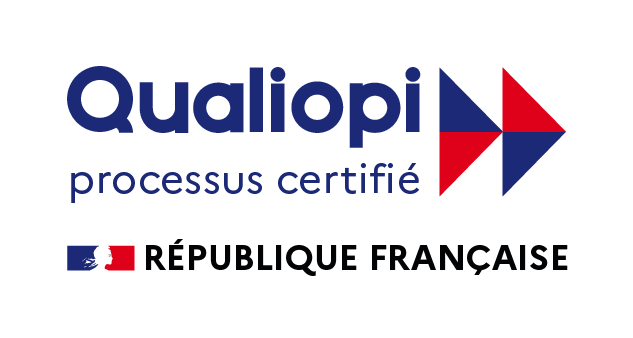 Logo Qualiopi, processus certifié par la République Française